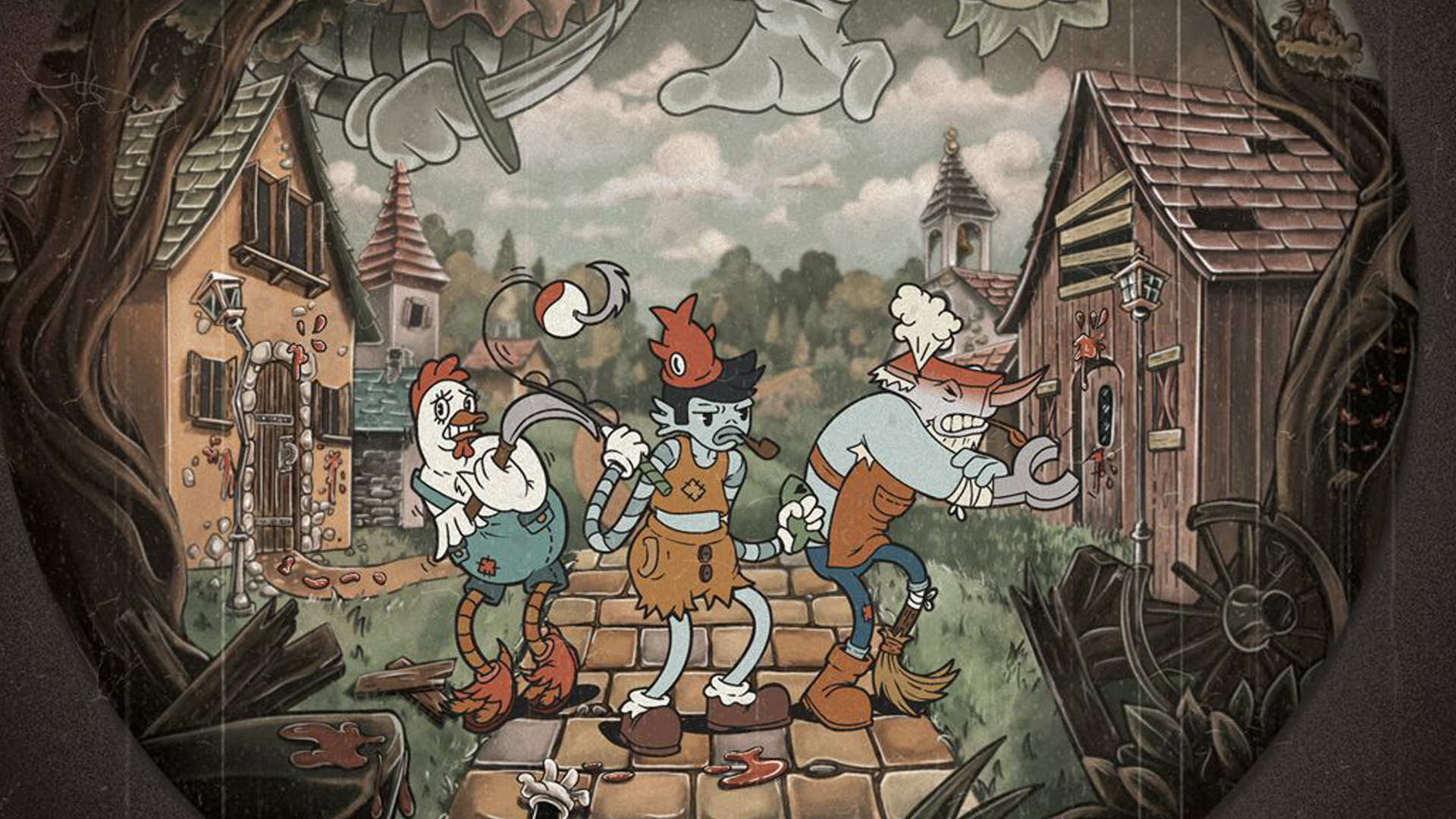 Coop board game Townsfolk Tussle is the tabletop equivalent of Cuphead